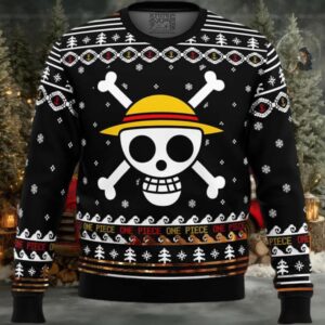 One Piece Straw Hat Pirates Christmas Ugly Christmas Sweater
