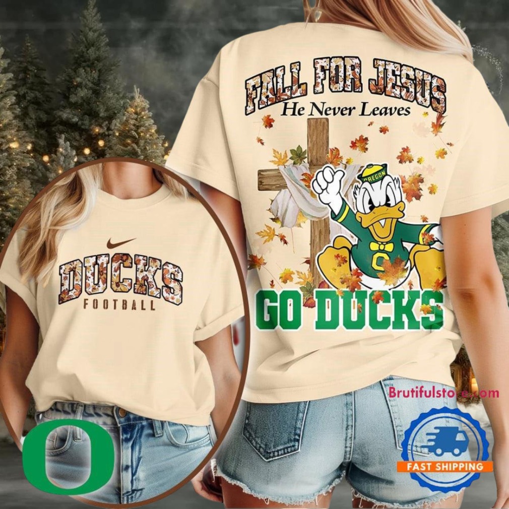 Oregon Ducks 2025 NCAA Season Fall For Jesus Unisex 3D Shirt Oregon Ducks 2025 NCAA Season Fall For Jesus Unisex 3D Shirt