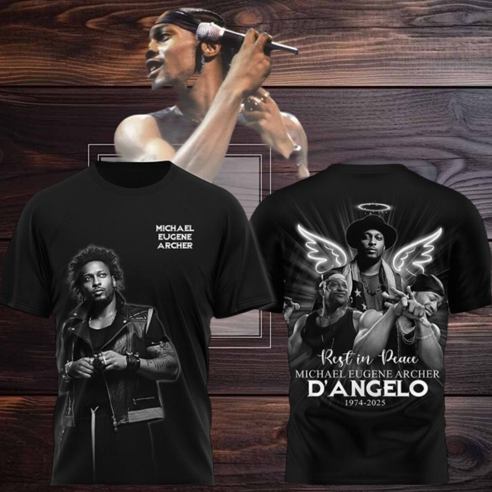 Original Dangelo Michael Eugene Archer Memorial Two Sided Shirt Original Dangelo Michael Eugene Archer Memorial Two Sided Shirt