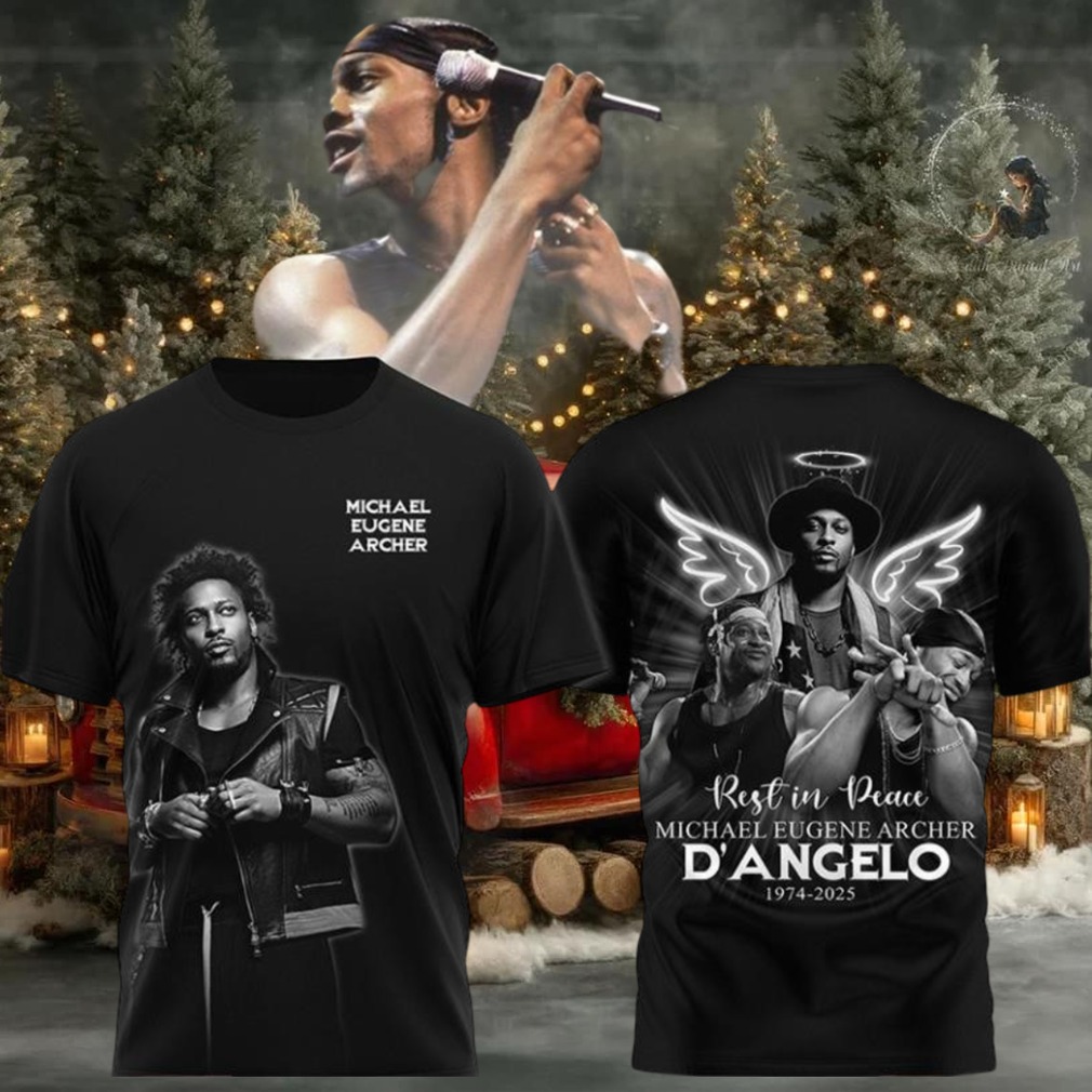 Original Dangelo Michael Eugene Archer Memorial Two Sided Shirt Original Dangelo Michael Eugene Archer Memorial Two Sided Shirt