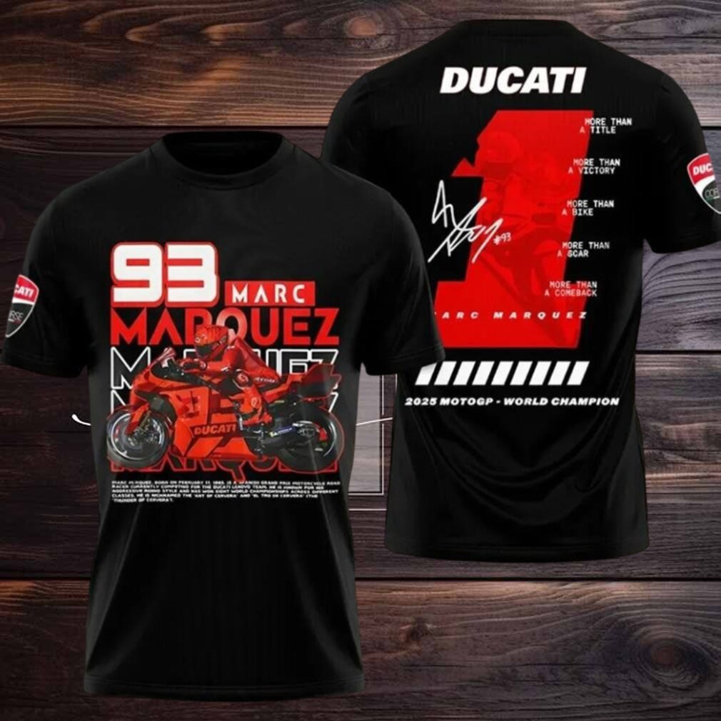Original Ducati Lenovo Team Marc Marquez 2025 Two Sided Shirt Original Ducati Lenovo Team Marc Marquez 2025 Two Sided Shirt