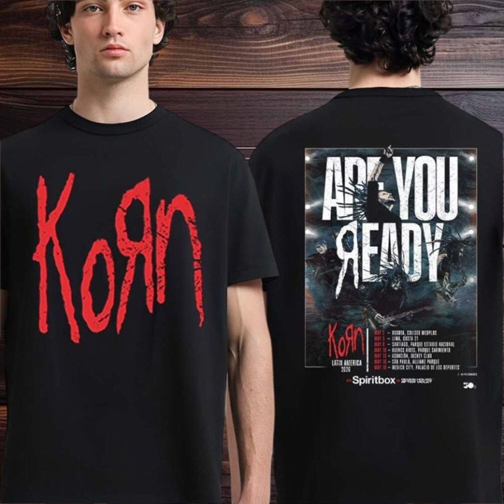 Korn Latin America Tour Shirt Front