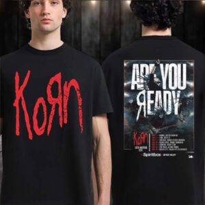Original Korn Latin America 2026 Tour Are You Ready On May 2026 City Dates Two Sided T Shirt