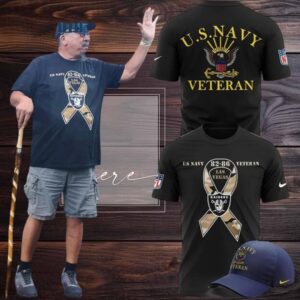 Original Las Vegas Raiders Us Navy Cold War Veteran 2025 Two Sided Shirt