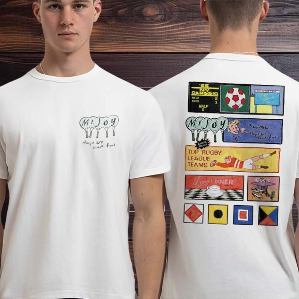 Original Mt Joy Hope We Have Fun x Rowing Blazers Sport Style Two Sided T Shirt Original Mt Joy Hope We Have Fun x Rowing Blazers Sport Style Two Sided T Shirt
