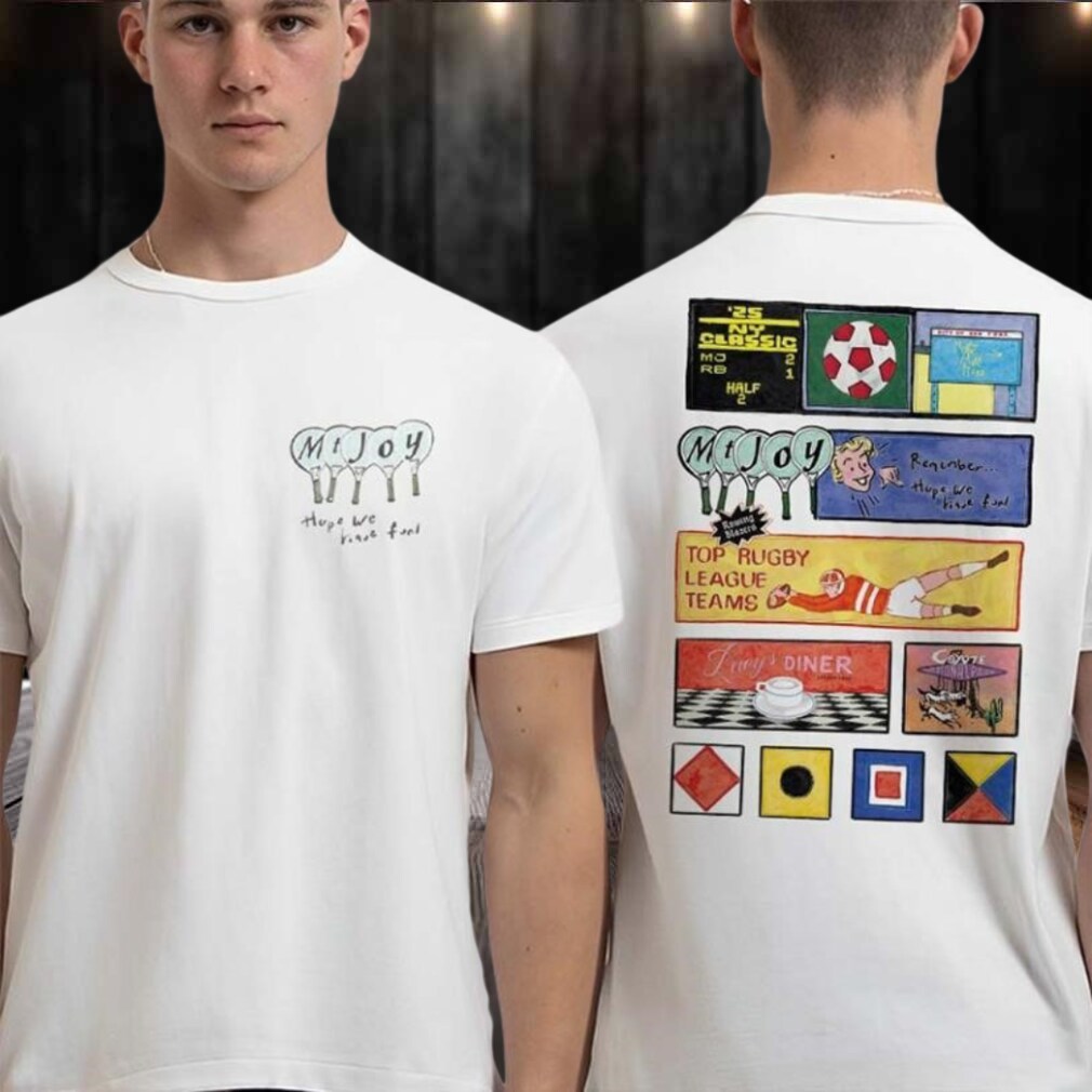 Original Mt Joy Hope We Have Fun x Rowing Blazers Sport Style Two Sided T Shirt Original Mt Joy Hope We Have Fun x Rowing Blazers Sport Style Two Sided T Shirt