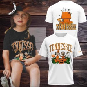 Original Tennessee Volunteers Snoopy 2025 Two Sided Shirt