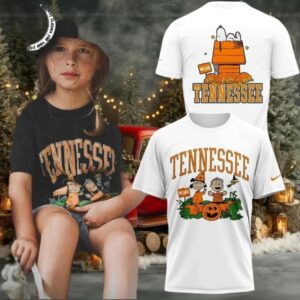 Original Tennessee Volunteers Snoopy 2025 Two Sided Shirt