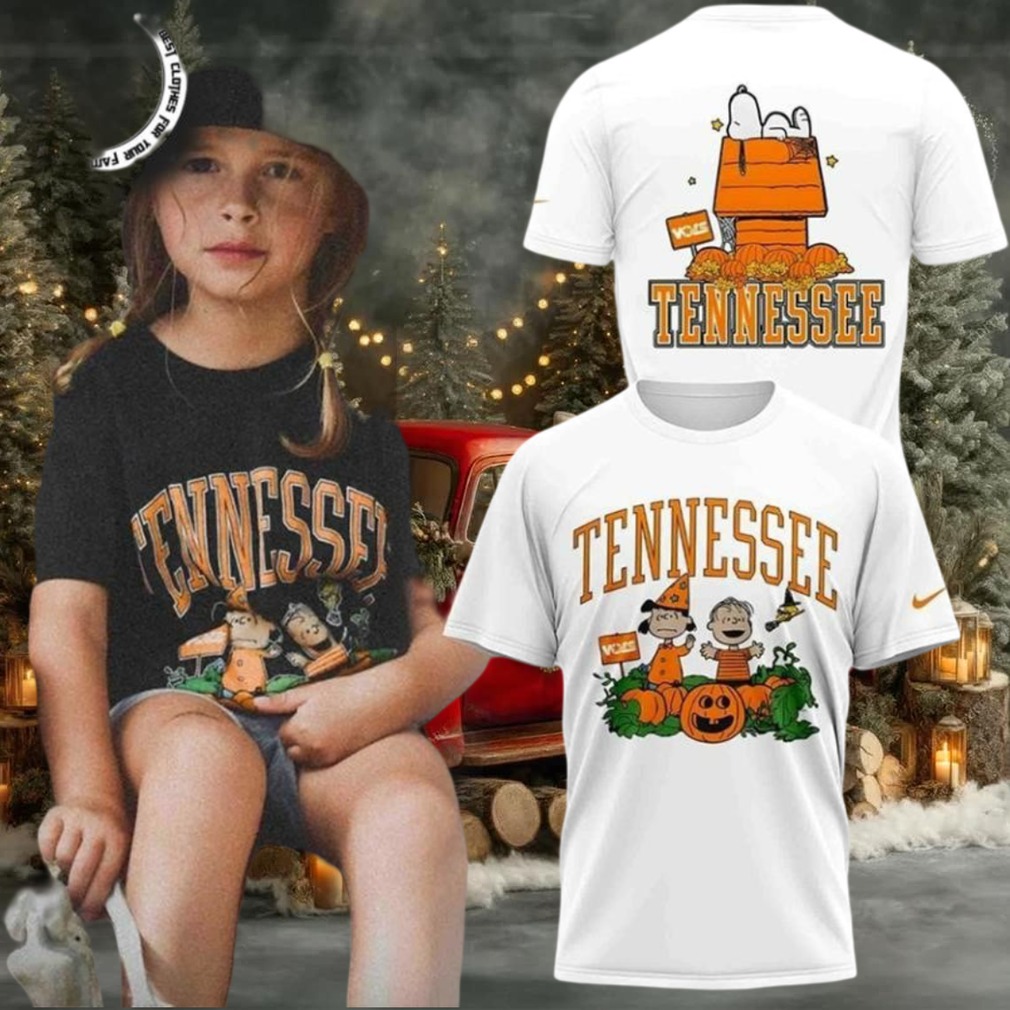 Original Tennessee Volunteers Snoopy 2025 Two Sided Shirt Original Tennessee Volunteers Snoopy 2025 Two Sided Shirt