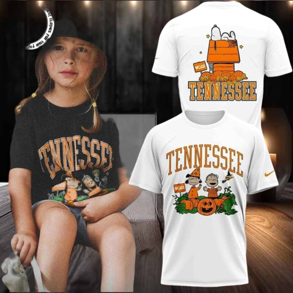 Original Tennessee Volunteers Snoopy 2025 Two Sided Shirt Original Tennessee Volunteers Snoopy 2025 Two Sided Shirt