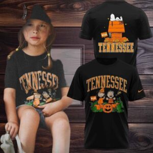 Original Tennessee Volunteers Snoopy and Friends 2025 Two Sided Shirt