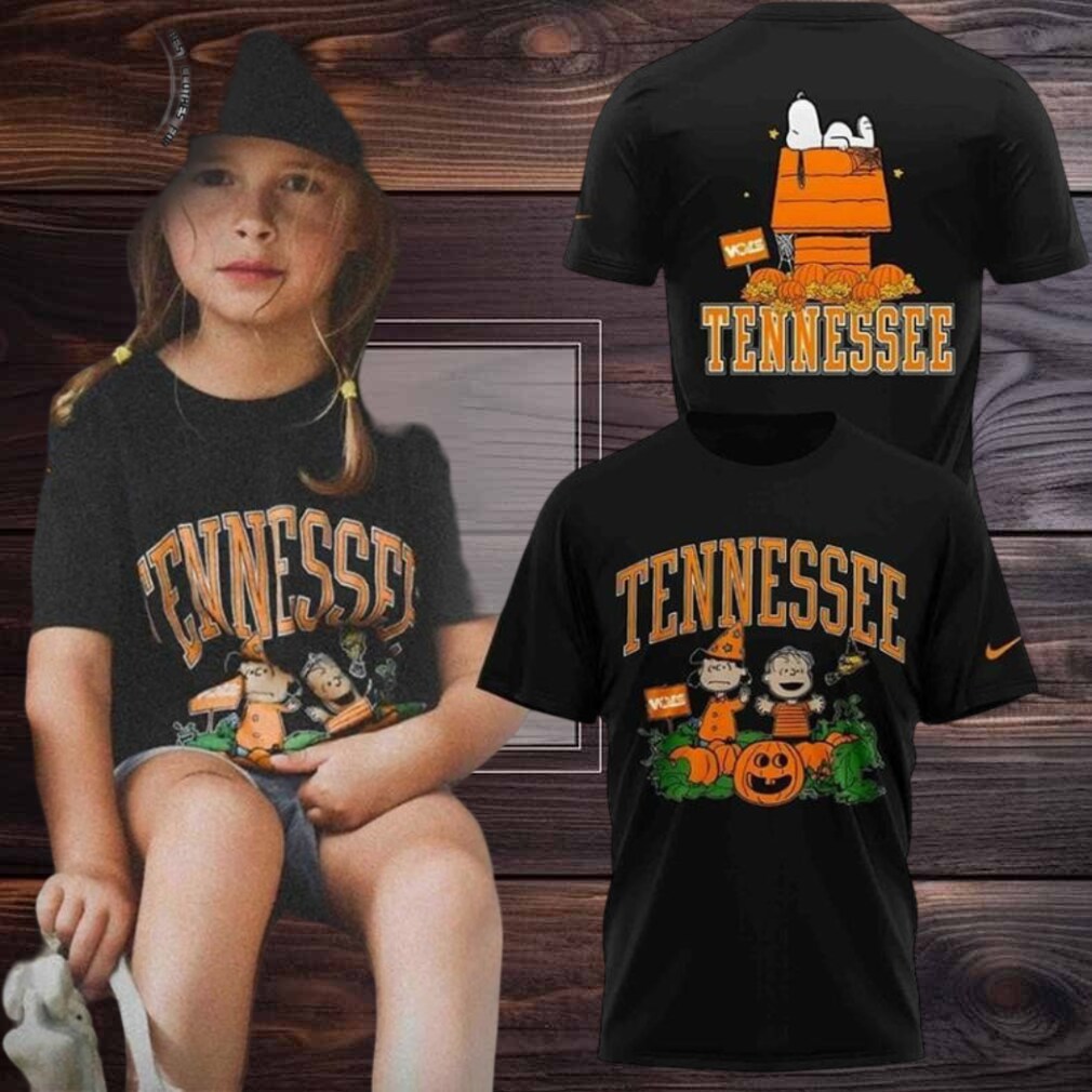 Original Tennessee Volunteers Snoopy and Friends 2025 Two Sided Shirt Original Tennessee Volunteers Snoopy and Friends 2025 Two Sided Shirt