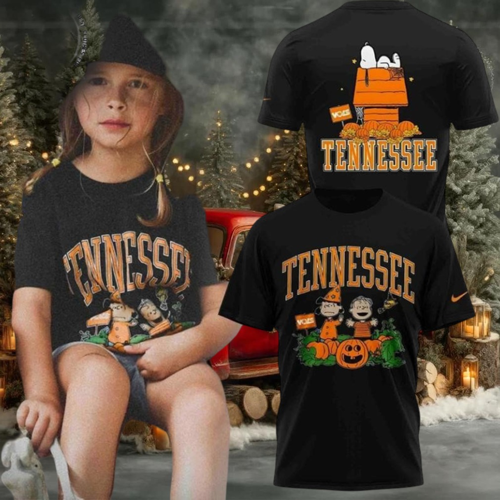 Original Tennessee Volunteers Snoopy and Friends 2025 Two Sided Shirt Original Tennessee Volunteers Snoopy and Friends 2025 Two Sided Shirt