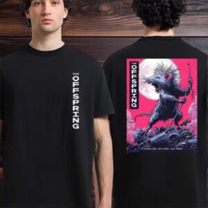 Original The Offspring Oslo Norway 2025 Concert Poster At Unity Arena On October 10 2025 Two Sided T Shirt