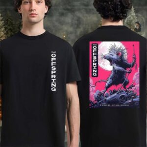 Original The Offspring Oslo Norway 2025 Concert Poster At Unity Arena On October 10 2025 Two Sided T Shirt