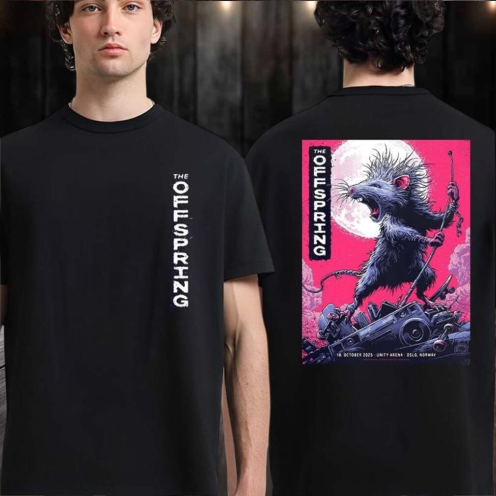 Original The Offspring Oslo Norway 2025 Concert Poster At Unity Arena On October 10 2025 Two Sided T Shirt Original The Offspring Oslo Norway 2025 Concert Poster At Unity Arena On October 10 2025 Two Sided T Shirt