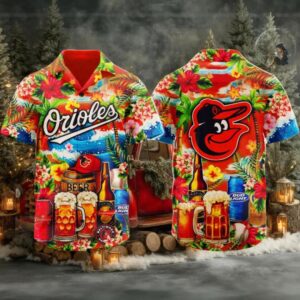 Orioles Summer Sun’s Out Beer’s Out Hawaiian Shirt