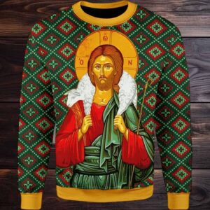 Orthodox Jesus Christ Ugly Christmas Sweater