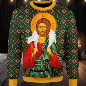 Orthodox Jesus Christ Ugly Christmas Sweater