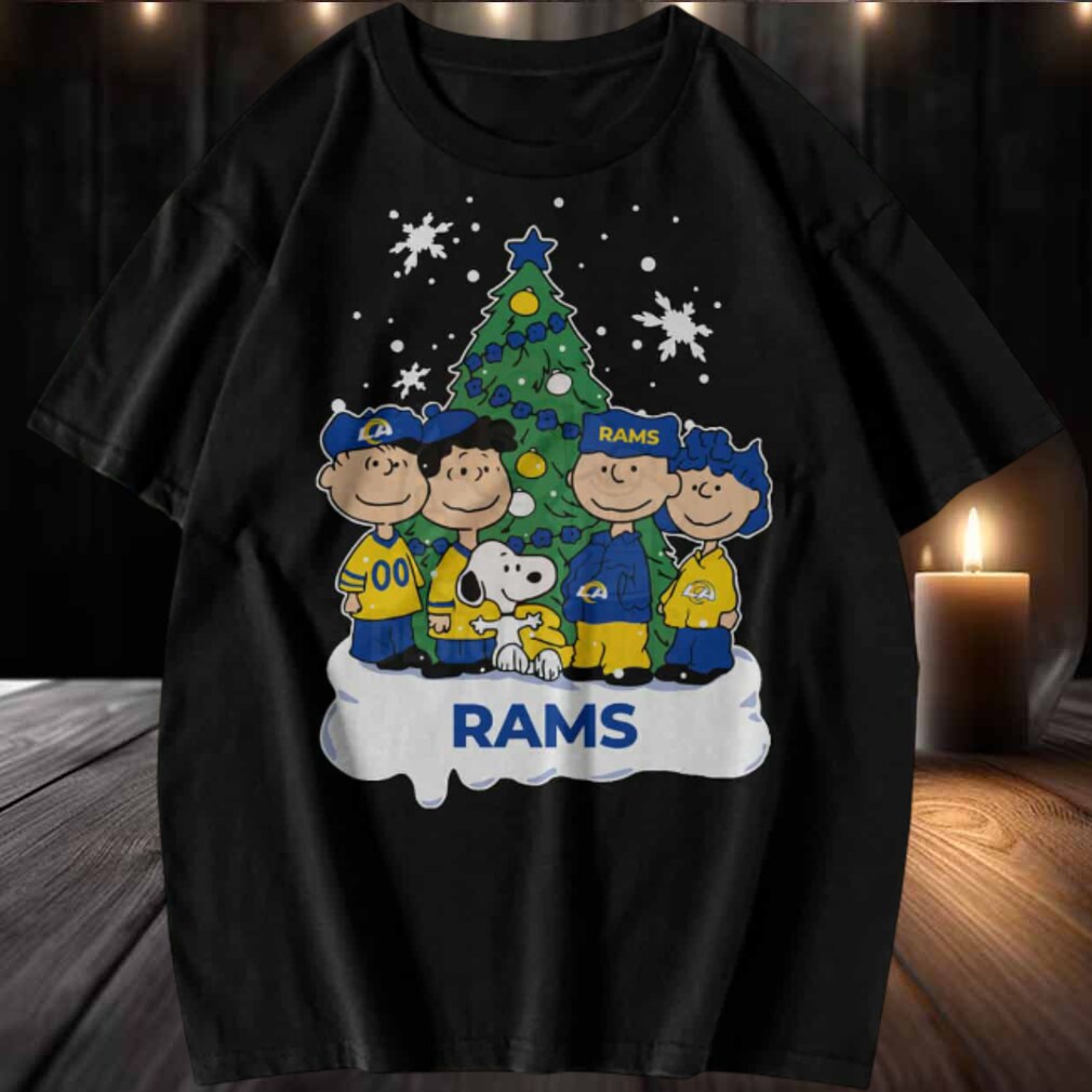 Peanuts characters Los Angeles Rams Christmas shirt Peanuts characters Los Angeles Rams Christmas shirt