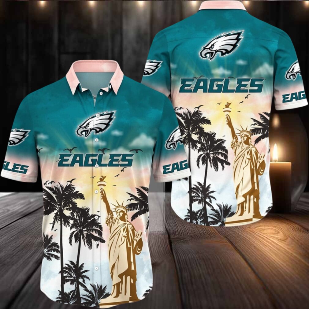 Philadelphia Eagles Hawaii Shirt Statue Of Liberty Aloha Shirt Philadelphia Eagles Hawaii Shirt Statue Of Liberty Aloha Shirt