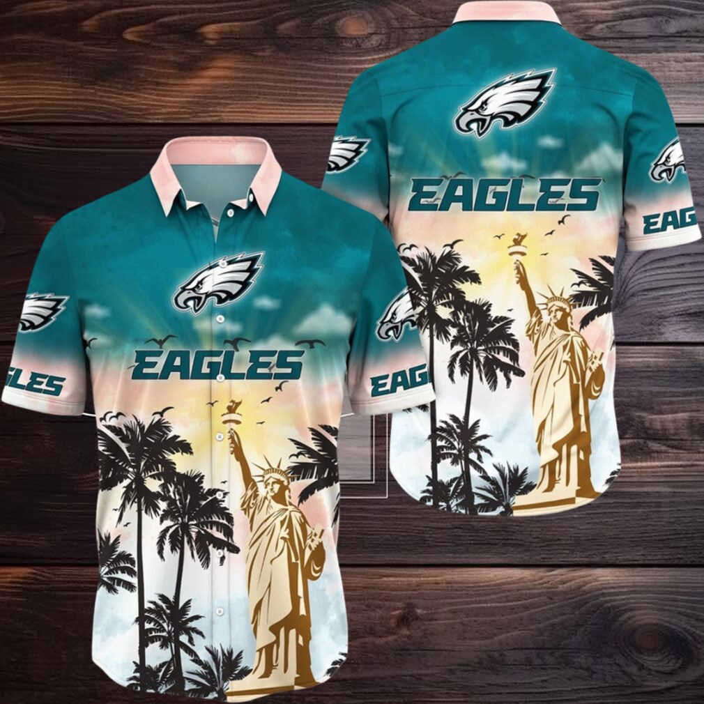 Philadelphia Eagles Hawaii Shirt Statue Of Liberty Aloha Shirt Philadelphia Eagles Hawaii Shirt Statue Of Liberty Aloha Shirt