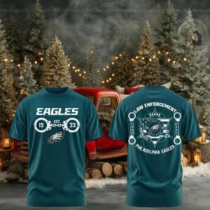 Philadelphia Eagles Law Enforcement 2025 Honor Duty Police Officer shirt