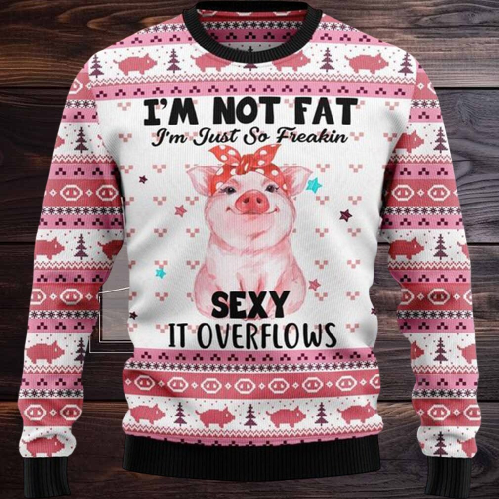 Pig Overflows Ugly Christmas Sweater Pig Overflows Ugly Christmas Sweater