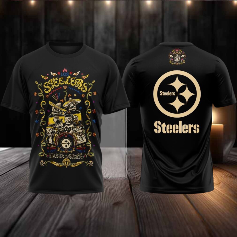Pittsburgh Steelers Celebrating The Day Of The Dead Hasta La Muerte 2025 Hoodie T Shirt Pittsburgh Steelers Celebrating The Day Of The Dead Hasta La Muerte 2025 Hoodie T Shirt