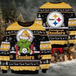 Pittsburgh Steelers NFL Grinch Football Limited Ugly Christmas Sweater