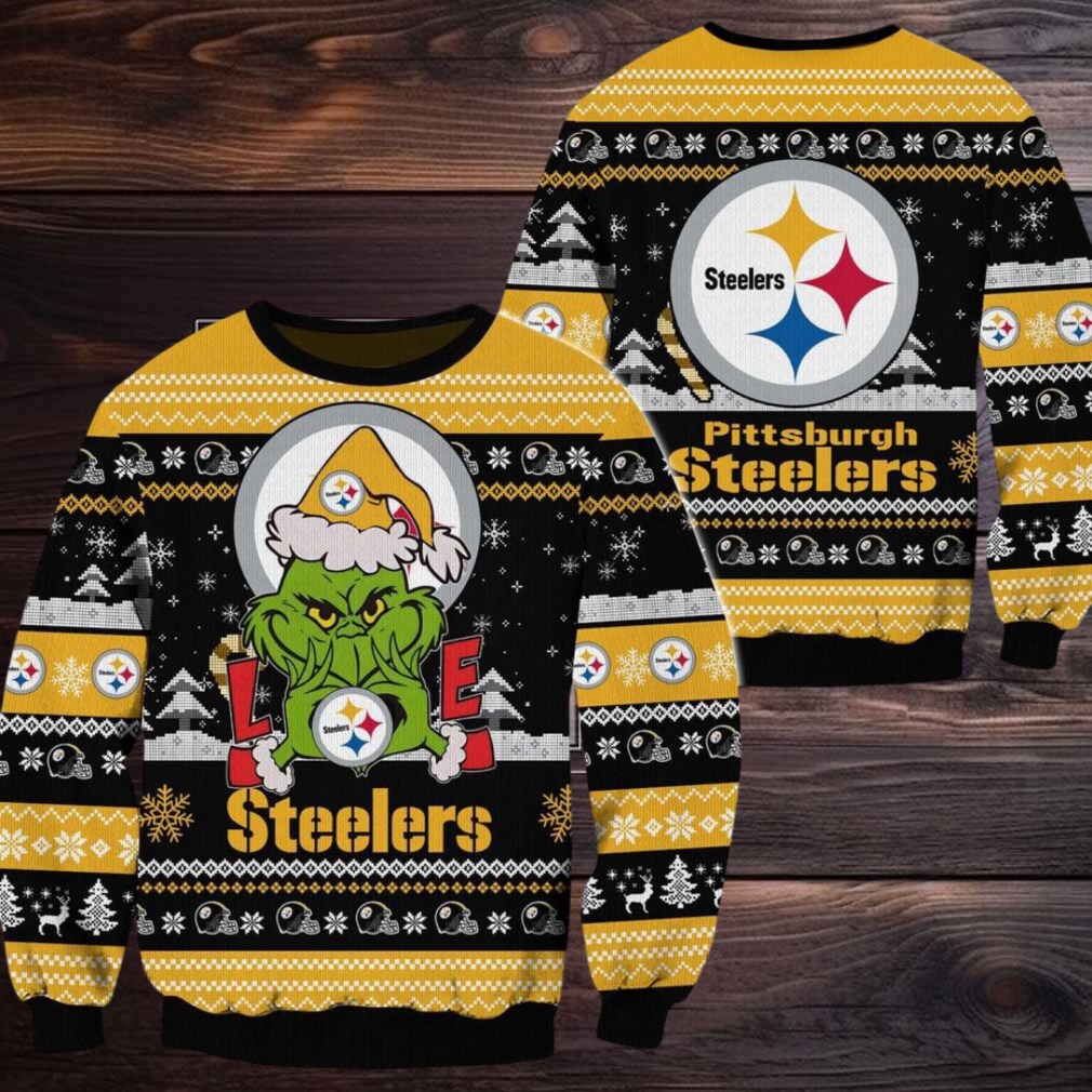 Pittsburgh Steelers NFL Grinch Football Limited Ugly Christmas Sweater Pittsburgh Steelers NFL Grinch Football Limited Ugly Christmas Sweater