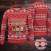 Chestnut Brown All Over Snowflake Bacardi Ugly Christmas Sweater Chestnut Brown All Over Snowflake Bacardi Ugly Christmas Sweater