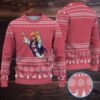 Red Snowflake Knit “Y’all Ready for My Birthday Jesus” Ugly Christmas Sweater Red Snowflake Knit “Y’all Ready for My Birthday Jesus” Ugly Christmas Sweater