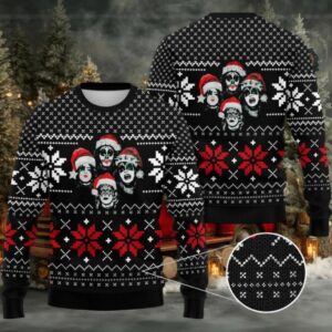 Rock band ugly christmas sweaters 2025