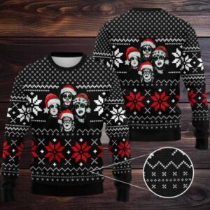 Rock band ugly christmas sweaters 2025