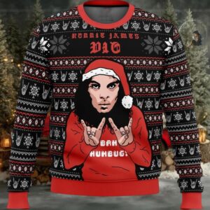 Ronnie James Dio Ugly Christmas Sweater