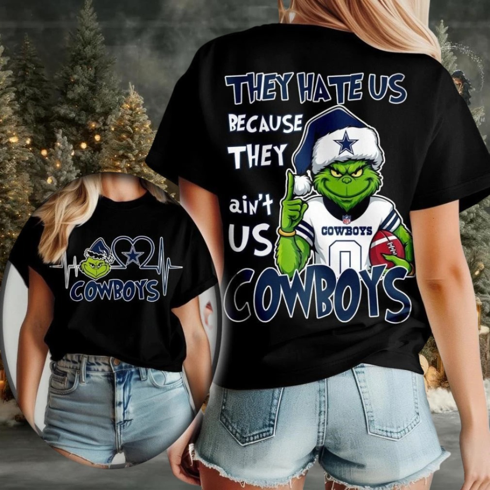 Santa Grinch Dallas Cowboys They Hate Us Because They Ain’t Us Heat Beat shirt Santa Grinch Dallas Cowboys They Hate Us Because They Ain’t Us Heat Beat shirt