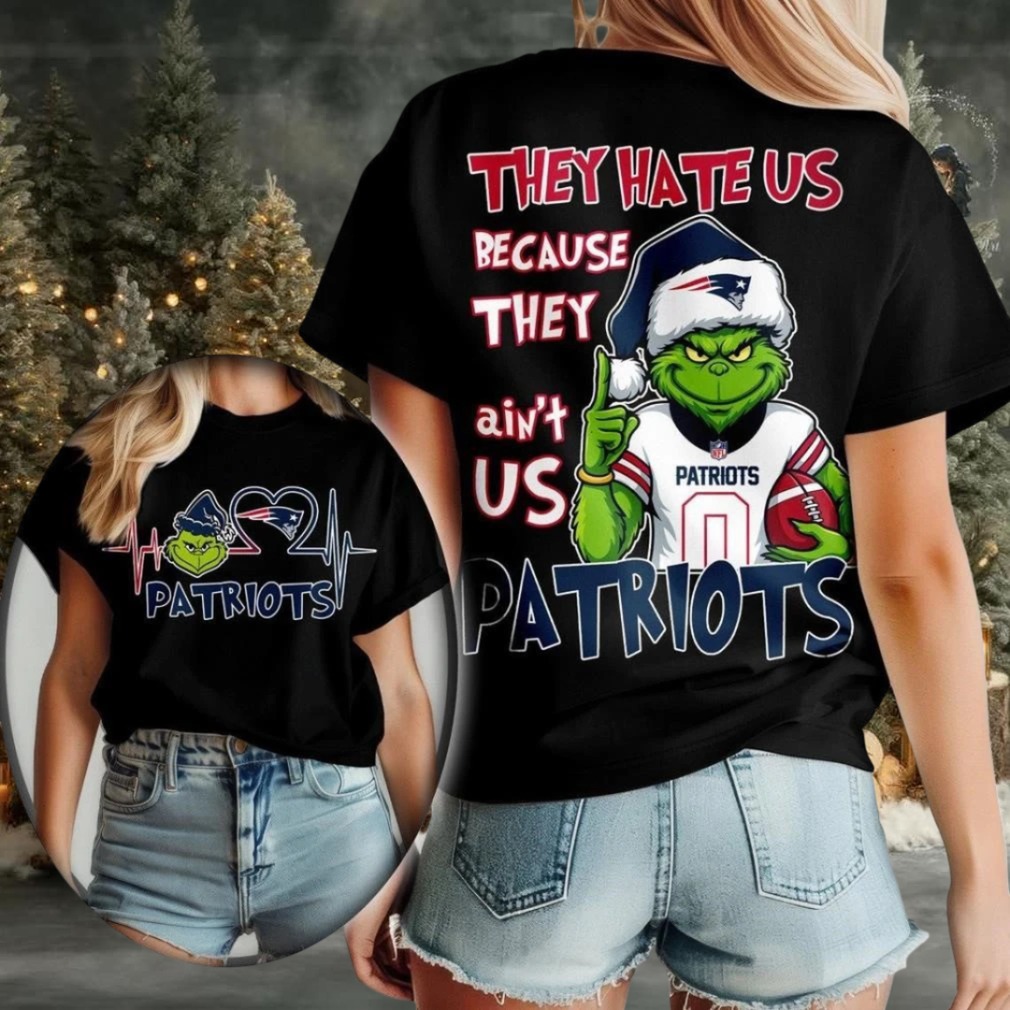 Santa Grinch New England Patriots They Hate Us Because They Ain’t Us Heat Beat shirt Santa Grinch New England Patriots They Hate Us Because They Ain’t Us Heat Beat shirt