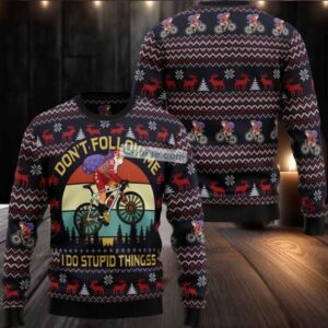 Satan Claus Mountain Biker Quotes Ugly Christmas Sweater Satan Claus Mountain Biker Quotes Ugly Christmas Sweater