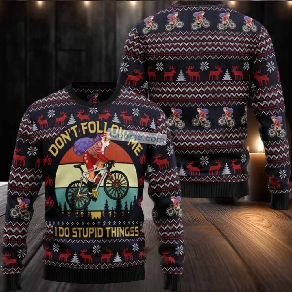 Satan Claus Mountain Biker Quotes Ugly Christmas Sweater Satan Claus Mountain Biker Quotes Ugly Christmas Sweater