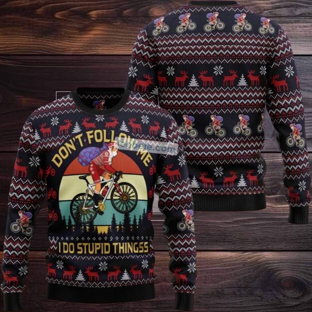 Satan Claus Mountain Biker Quotes Ugly Christmas Sweater Satan Claus Mountain Biker Quotes Ugly Christmas Sweater