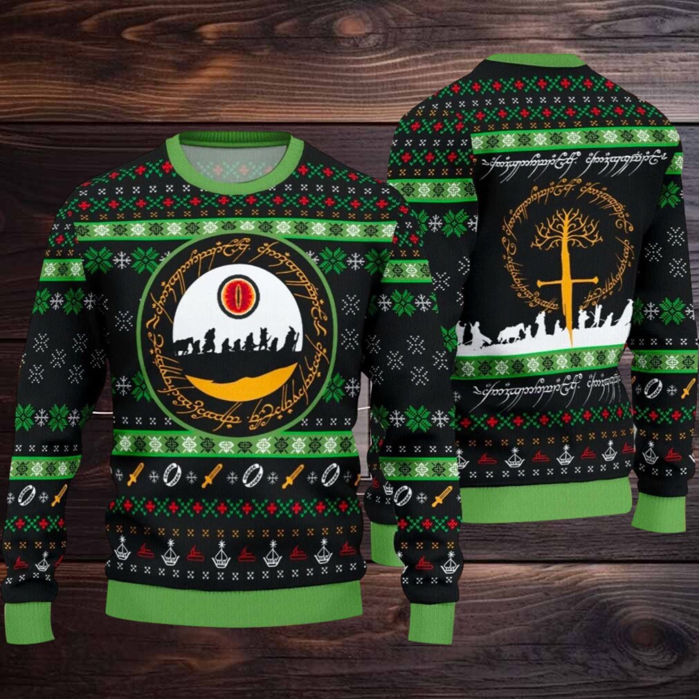 Sauron Eye Lord Of The Rings Ugly Christmas Sweater Sauron Eye Lord Of The Rings Ugly Christmas Sweater