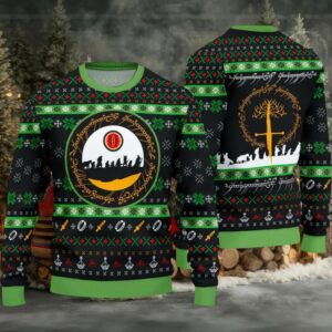 Sauron Eye Lord Of The Rings Ugly Christmas Sweater