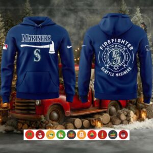 Seattle Mariners x Firefighter Application Day 2025 Hoodie Shirt