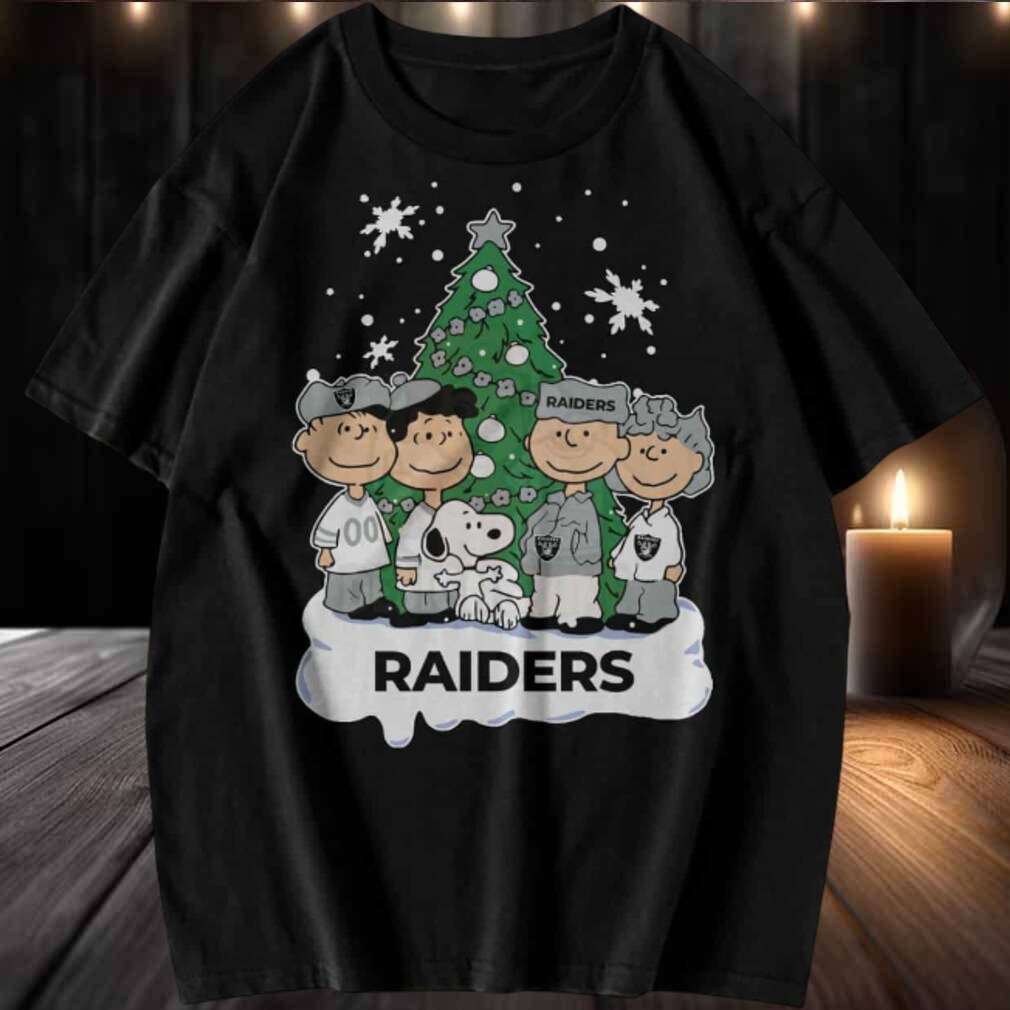Merry Christmas Las Vegas Raiders X Peanuts Characters Shirt Merry Christmas Las Vegas Raiders X Peanuts Characters Shirt