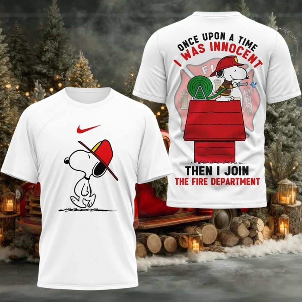 Snoopy Firefighter Once Upon A Time I Was Innocent Then I Join The Fire Department Logo Two Sided Hoodie Shirt Snoopy Firefighter Once Upon A Time I Was Innocent Then I Join The Fire Department Logo Two Sided Hoodie Shirt