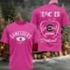 Oregon Ducks 2025 NCAA Teacher Tackle Breast Cancer Unisex 3D Shirt Oregon Ducks 2025 NCAA Teacher Tackle Breast Cancer Unisex 3D Shirt
