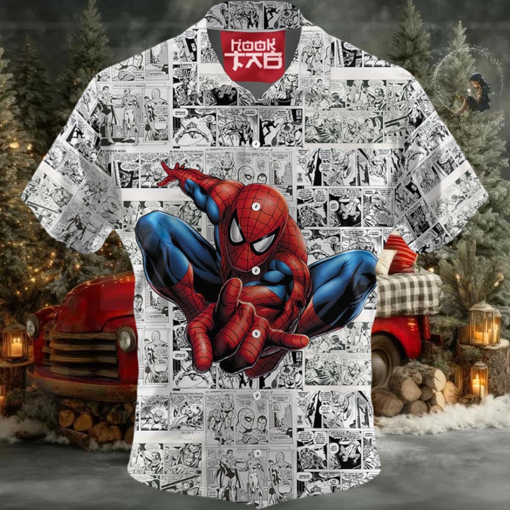 Spider man Marvel Comics Hawaiian Shirt Spider man Marvel Comics Hawaiian Shirt