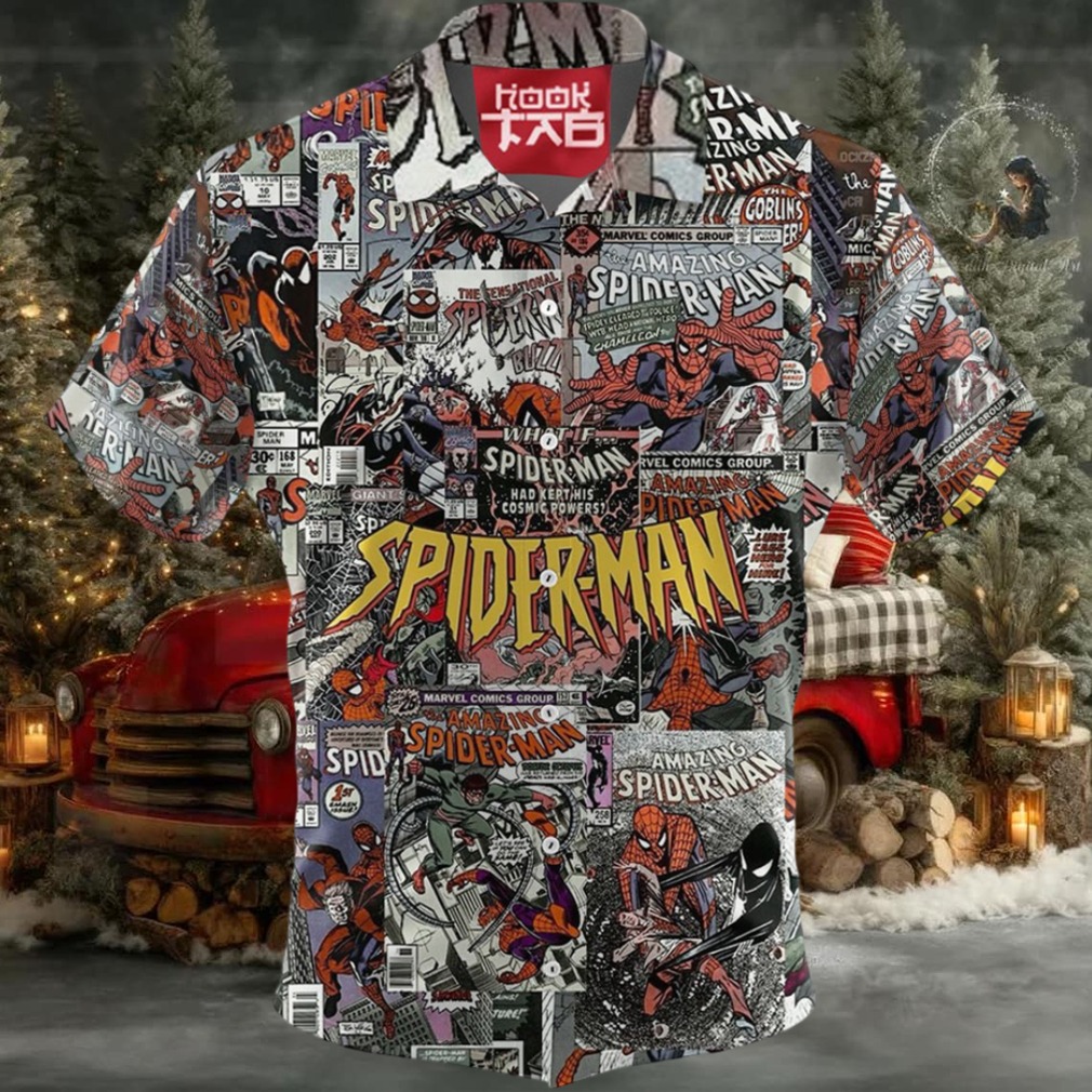 Spider man Marvel Comicss Hawaiian Shirt Spider man Marvel Comicss Hawaiian Shirt