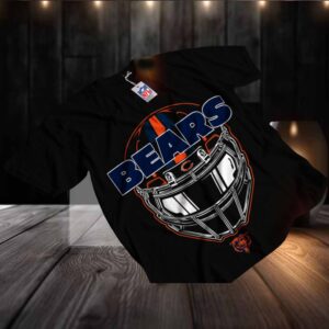 Chicago Bears Bears Wordmark and Helmet T Shirt